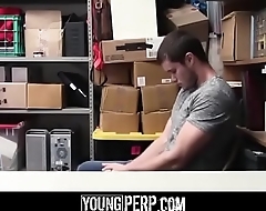 Straight Muscular Thug Pays With Ass For His Crimes - YOUNGPERP.COM