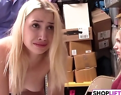 Sexy Shoplifting Mom And Daughter Get Punished