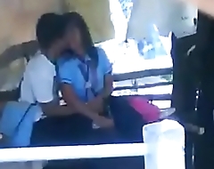 school students smooching kissing outdoor sex mms