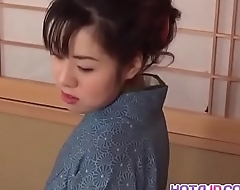 Chinatsu Nakano doing her hairy poke hole really goood