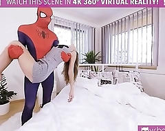 VRBangers.com Spider-Man: XXX Parody with despondent teen Gina Gerson