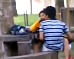 Indian College Students Going to bed in public park Voyeur Recorded by people