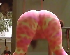 The mark of the pussy on legging
