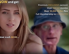 Grandpa Fucks Teen Pussy She Takes Open Mouth Facial Cumshot